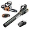 Worx Power Share 20V 10 in. Chainsaw and Turbine Blower Combo, Battery and Charger Included WG915 - alternate 1